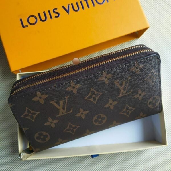 Louis Vuitton Monogram Double Zipper Women’s Wallet