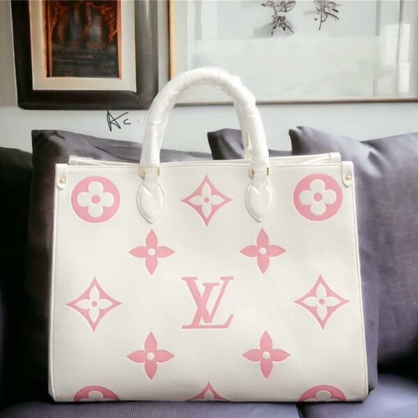 Louis Vuitton OnTheGo embossed shoulder Bag