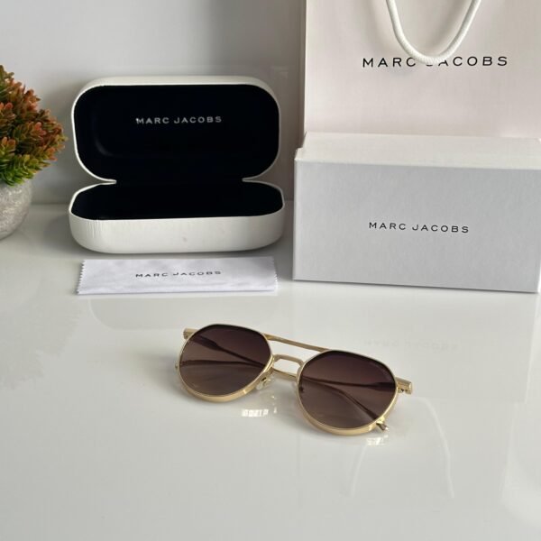 Marc Jacobs Gold Brown DC Sunglasses